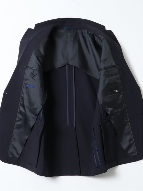 ストレッチウォッシャブル レギュラーフィット 2ボタン2ピース リクルートスーツ 紺無地