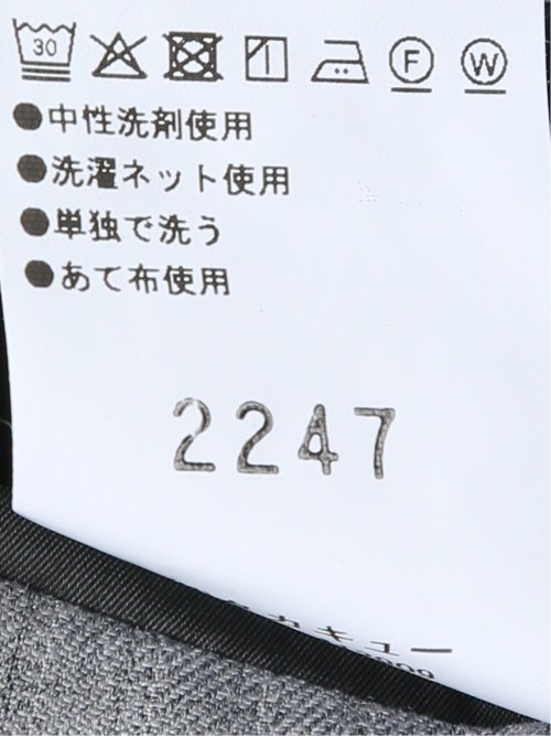 光沢ウール混 レギュラーフィット 2ボタン3ピーススーツ ストライプグレー