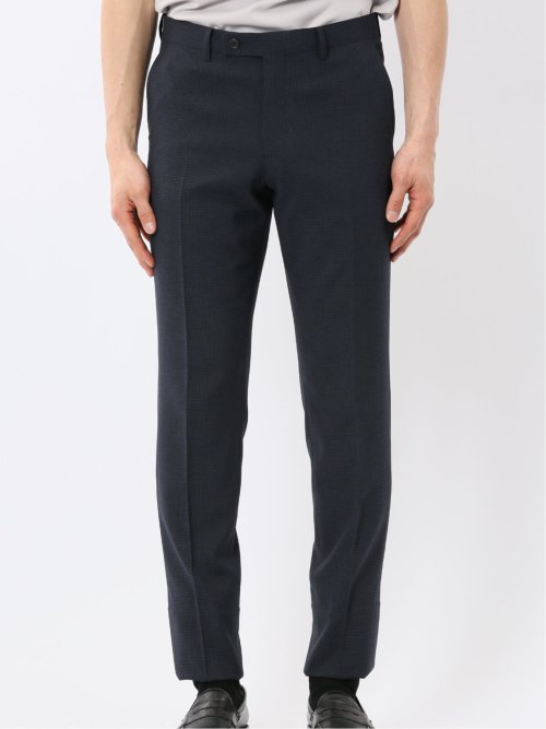 軽量 メッシュ レギュラーフィット 2ボタン 2ピース スーツ 組織 青