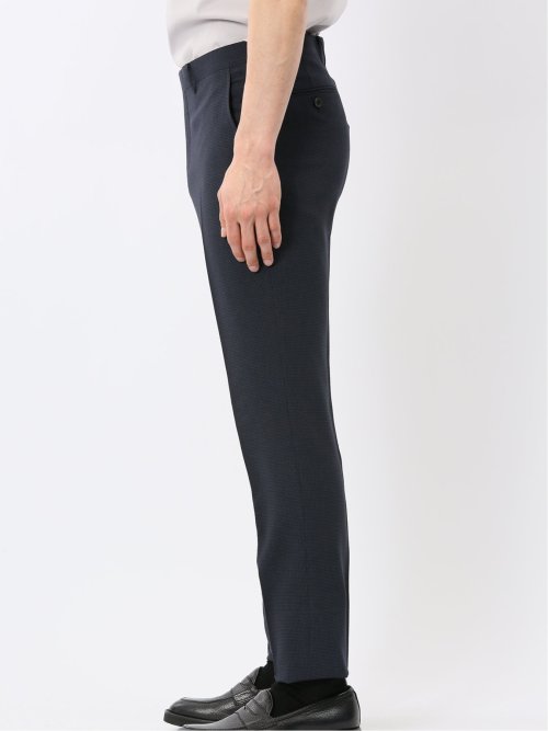 軽量 メッシュ レギュラーフィット 2ボタン 2ピース スーツ 組織 青