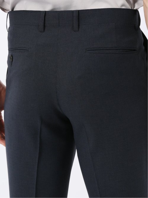 軽量 メッシュ レギュラーフィット 2ボタン 2ピース スーツ 組織 青