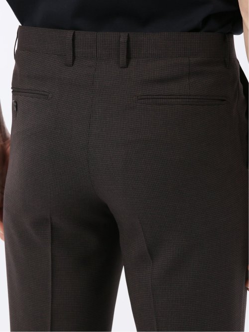 軽量 メッシュ レギュラーフィット 2ボタン 2ピース スーツ 組織 茶