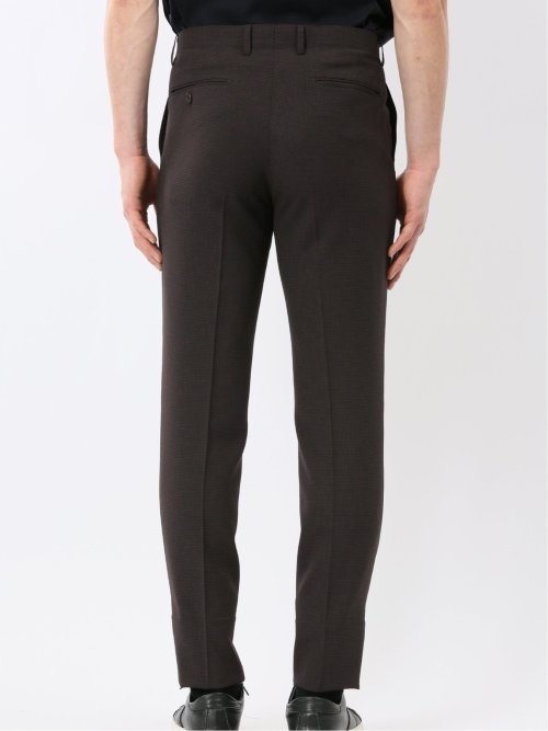 軽量 メッシュ レギュラーフィット 2ボタン 2ピース スーツ 組織 茶