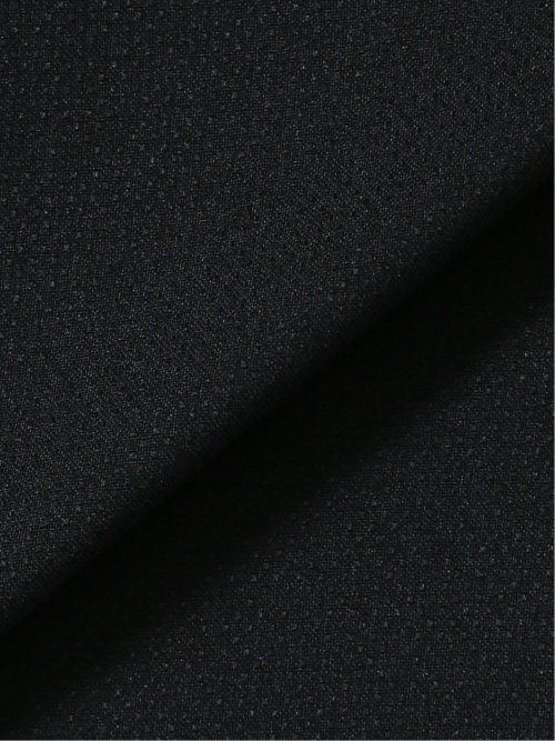 ストレッチウォッシャブル スリムフィット 2ボタン3ピーススーツ 組織黒