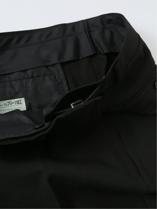 【WEB限定】裾上げ不要 ストレッチウォッシャブル 2ボタン2ピースワンタック フォーマルスーツ 黒無地