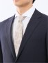 ストレッチウォッシャブル スリムフィット 2ボタン2ピーススーツ 組織紺