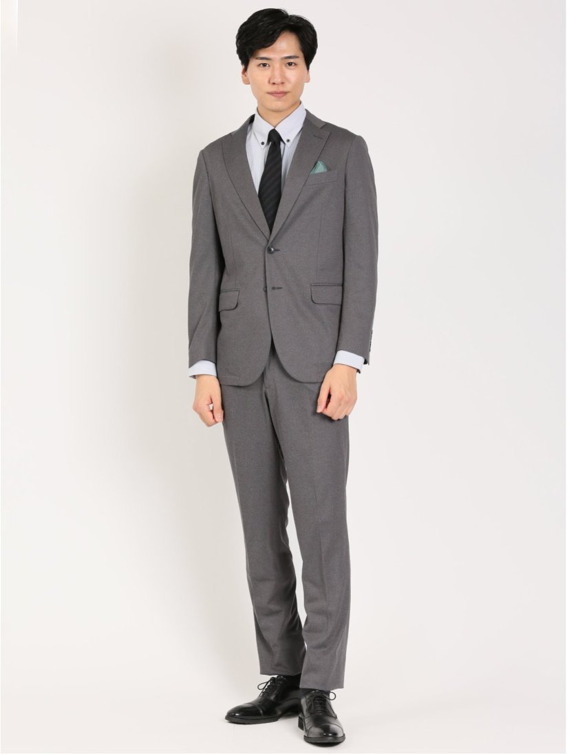 yonfa ヨンファ セットアップスーツ上下セット グレー色 （軽量  