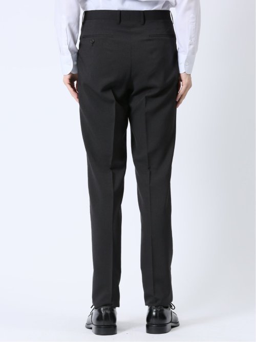 ストレッチウォッシャブル レギュラーフィット 2ボタン3ピーススーツ シャドーストライプグレー