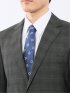 ストレッチウォッシャブル レギュラーフィット 2ボタン2ピーススーツ チェックグレー