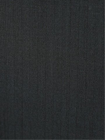 ウール混 スリムフィット 2ボタン3ピーススーツ 杢ヘリンボン紺