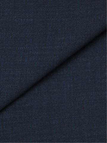 ウール混ストレッチ スリムフィット 2ボタン3ピーススーツ 杢紺