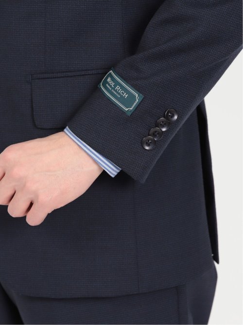 ウール混ストレッチ レギュラーフィット 2ボタンコーディネート3