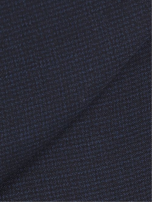 ウール混ストレッチ レギュラーフィット 2ボタンコーディネート3ピーススーツ 組織紺