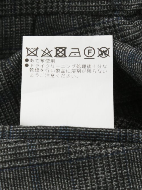 ウール混 軽量 2ボタン2ピーススーツ グレンチェックグレー