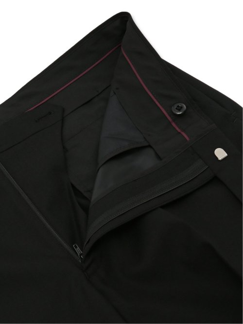 ウール レギュラーフィット 2ボタン3ピーススーツ 無地黒