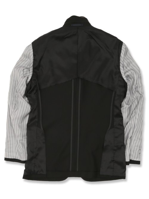 ウール レギュラーフィット 2ボタン3ピーススーツ 無地黒