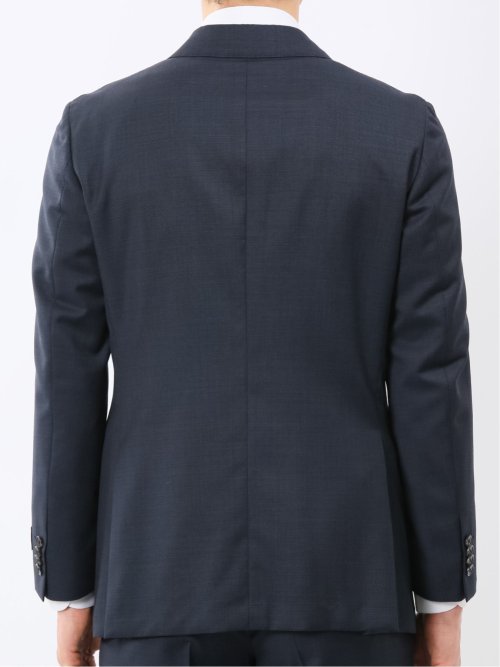 マルゾット ウール レギュラーフィット ダブル 2ピース スーツ 組織紺