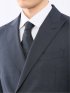 マルゾット ウール レギュラーフィット ダブル 2ピース スーツ 組織紺