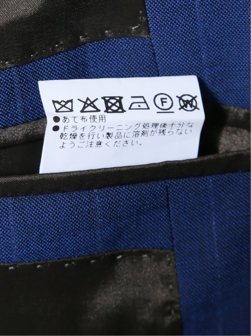 マルゾット/Marzotto ウール混 レギュラーフィット 2ボタン3ピーススーツ ストライプ青