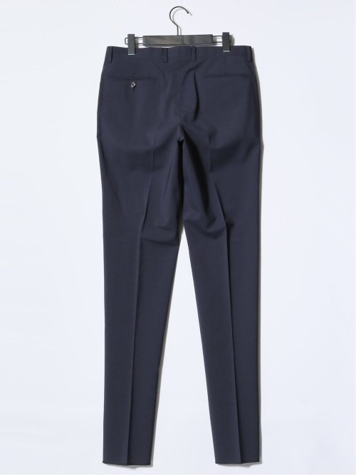 マルゾット/Marzotto ウール混 レギュラーフィット 2ボタン3ピーススーツ チェック紺