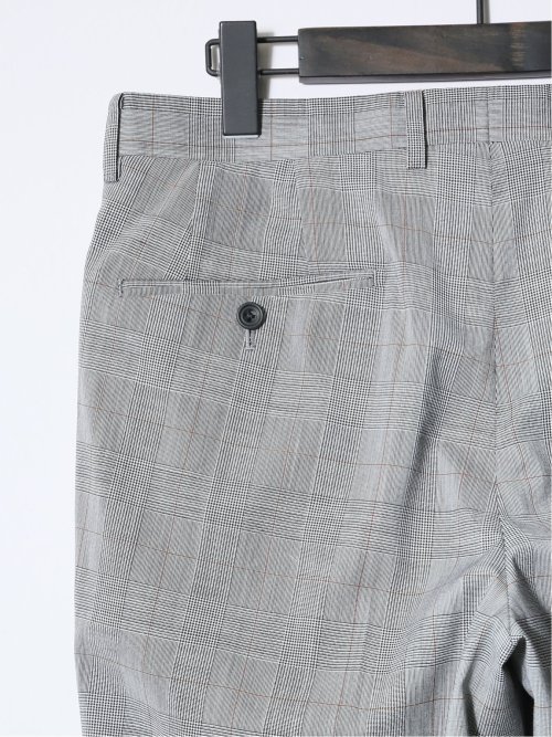 マルゾット/Marzotto ウール レギュラーフィット 2ボタン2ピーススーツ チェックグレー