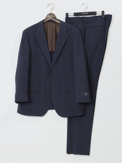 大きいサイズ】グランバック/GRAND-BACK ウール混 2ボタン2ピース  