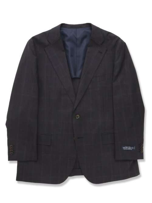 【大きいサイズ】グランバック/GRAND-BACK ウール100% 2ボタン2ピーススーツ 千鳥