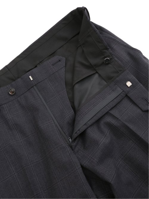 【大きいサイズ】グランバック/GRAND-BACK ウール100% 2ボタン2ピーススーツ 千鳥