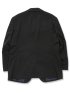 【大きいサイズ】グランバック/GRAND-BACK ウール混 2ボタン2ピーススーツ 黒