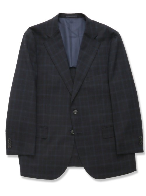 【大きいサイズ】グランバック/GRAND-BACK ウール混 2ボタン2ピーススーツ 千鳥