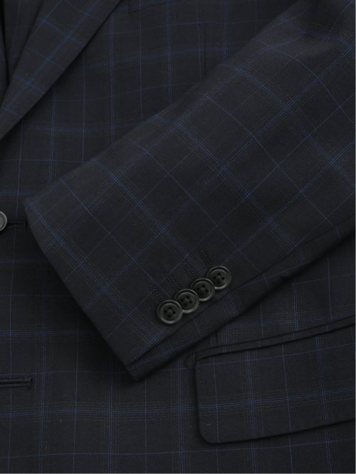 【大きいサイズ】グランバック/GRAND-BACK ウール混 2ボタン2ピーススーツ 千鳥