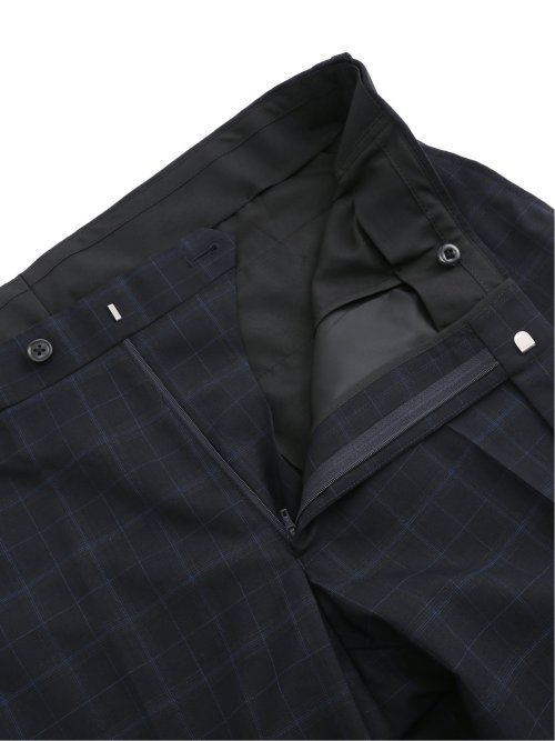 【大きいサイズ】グランバック/GRAND-BACK ウール混 2ボタン2ピーススーツ 千鳥