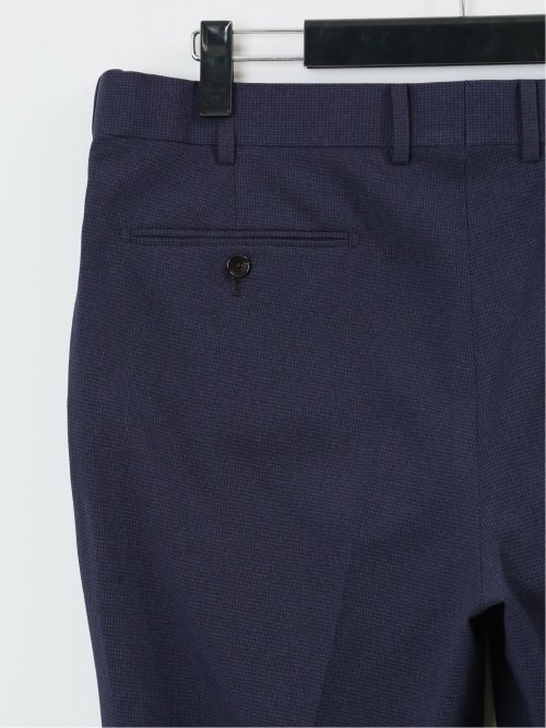 【大きいサイズ】グランバック/GRAND-BACK 2ボタン2ピーススーツ ミニチェック紺