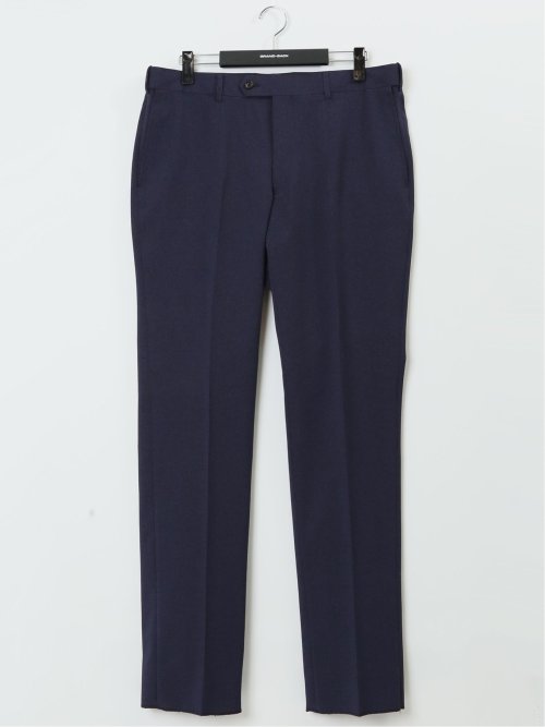 【大きいサイズ】グランバック/GRAND-BACK 2ボタン2ピーススーツ ミニチェック紺