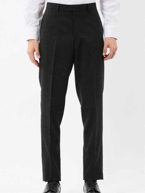 マルゾット ウール混 レギュラーフィット 2ボタン2ピーススーツ シャドーチェック黒(セットアップ可能)