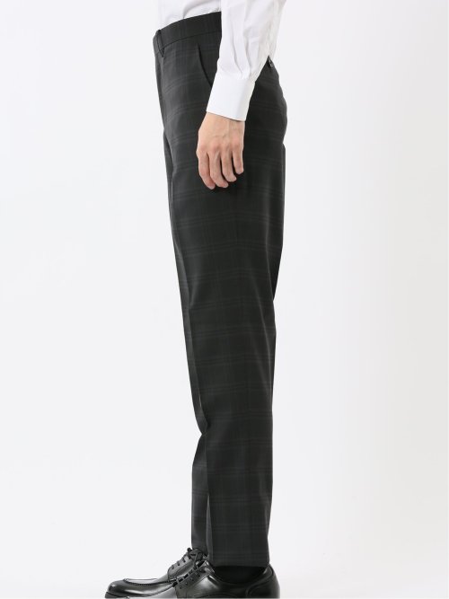 マルゾット ウール混 レギュラーフィット 2ボタン2ピーススーツ チェックグレー(セットアップ可能)