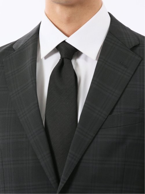 マルゾット ウール混 レギュラーフィット 2ボタン2ピーススーツ チェックグレー(セットアップ可能)