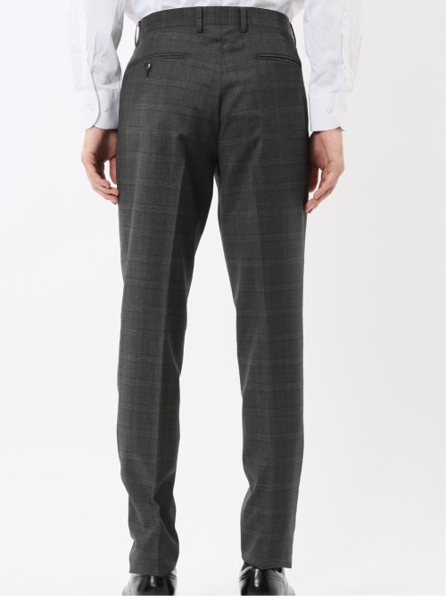 マルゾット ウール レギュラーフィット 2ボタン2ピーススーツ チェックグレー(セットアップ可能)