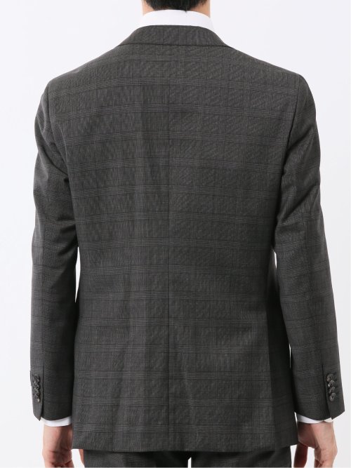 マルゾット ウール レギュラーフィット 2ボタン2ピーススーツ チェックグレー(セットアップ可能)