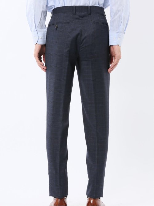 マルゾット ウール レギュラーフィット 2ボタン2ピーススーツ チェック青(セットアップ可能)