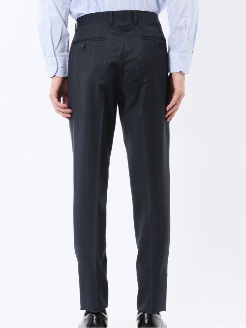 マルゾット ウール レギュラーフィット 2ボタン2ピーススーツ ウィンドペン紺(セットアップ可能)