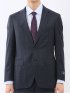 マルゾット ウール レギュラーフィット 2ボタン2ピーススーツ ウィンドペン紺(セットアップ可能)