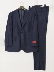 【大きいサイズ】グランバック/GRAND-BACK SUPER140'S シルク混ウール 2ボタン2ピーススーツ