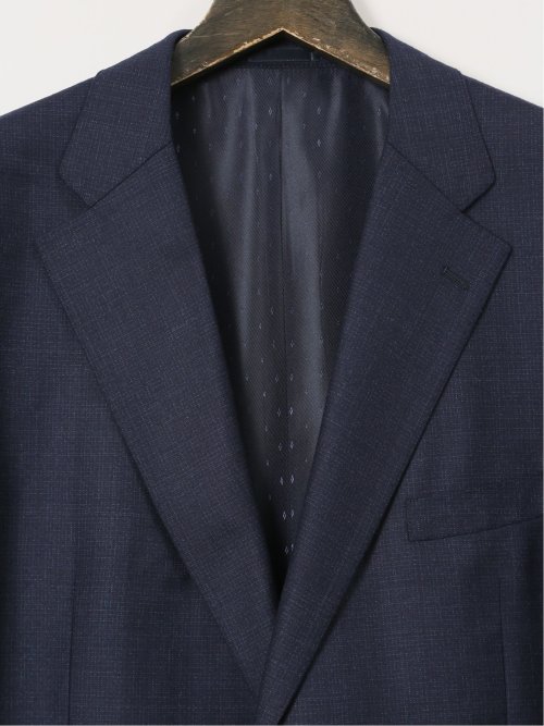 【大きいサイズ】グランバック/GRAND-BACK SUPER140'S シルク混ウール 2ボタン2ピーススーツ