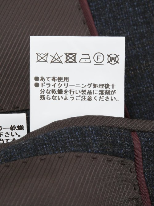 【大きいサイズ】グランバック/GRAND-BACK ウール混 2ボタン2ピーススーツ 千鳥グレー