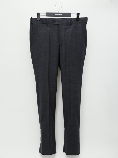 【大きいサイズ】グランバック/GRAND-BACK ウール混 2ボタン2ピーススーツ 千鳥グレー