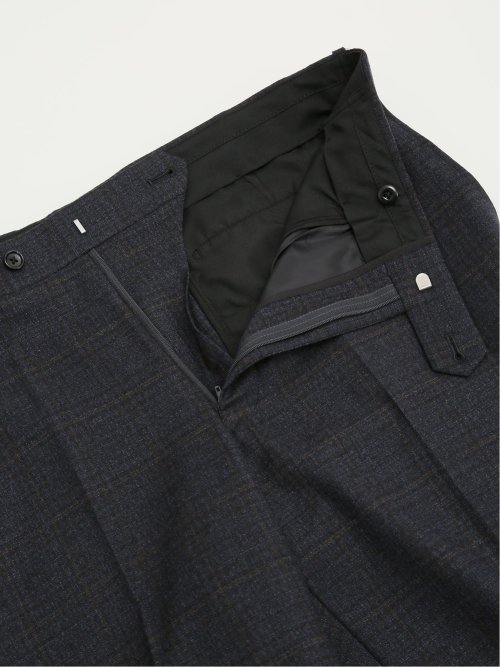 【大きいサイズ】グランバック/GRAND-BACK ウール混 2ボタン2ピーススーツ 千鳥グレー