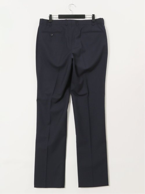 【大きいサイズ】グランバック/GRAND-BACK ウール混 2ボタン2ピーススーツ 地柄紺