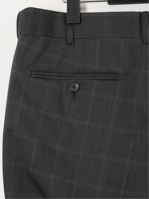 【大きいサイズ】グランバック/GRAND-BACK ウール混 2ボタン2ピーススーツ チェックグレー