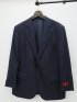 【大きいサイズ】グランバック/GRAND-BACK シルク混ウール レギュラーフィット 2ボタン2ピーススーツ